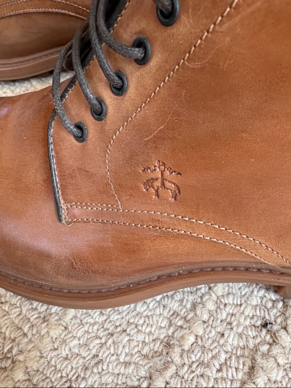 Brooks Brothers Tan/Brown Leather Chukka Boots - Picture 3 of 9